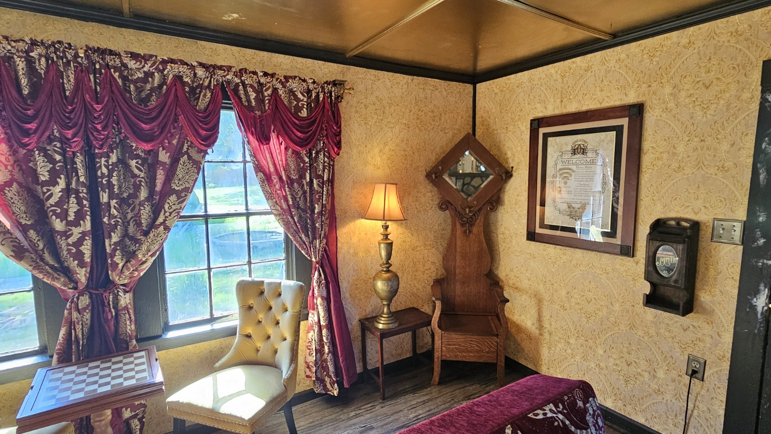 Living room reading corner